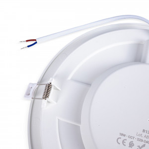 CCT LED downlight with PIR sensor - 18W - Cutout Ø200-210mm