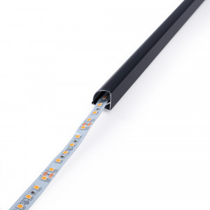 Aluminum corner profile - Complete kit - 15,8x15,8mm - LED Strip up to 10 mm - 2 meters