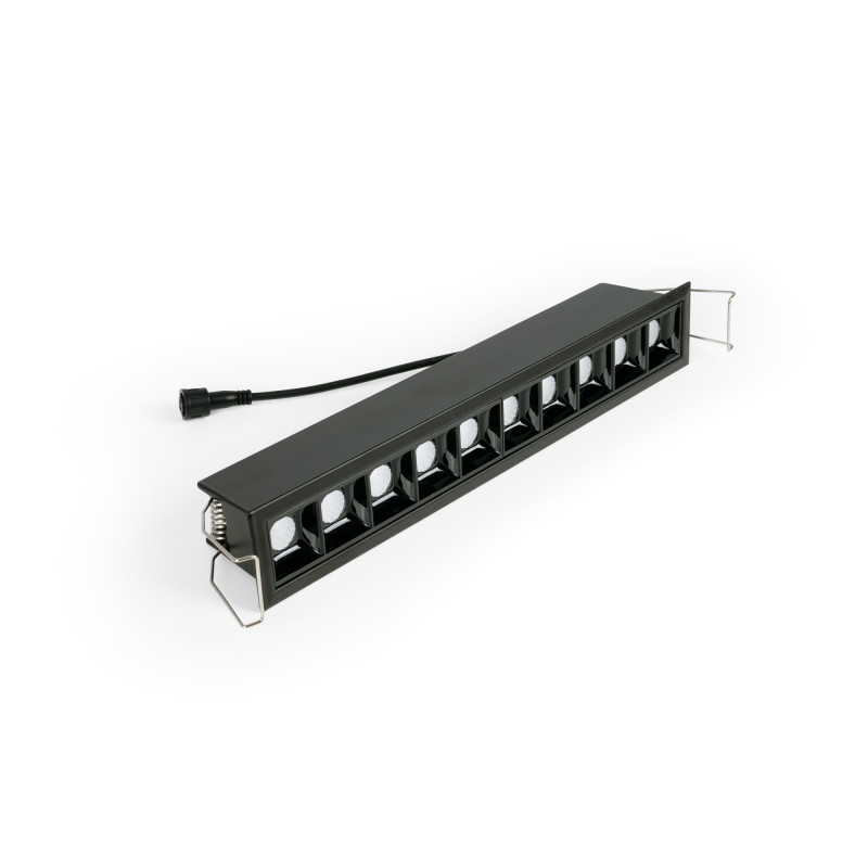 Recessed linear LED downlight - 20W - UGR18 - CRI90 - OSRAM Chip - Black Recessed linear LED downlight - 20W - UGR18 - CRI90 - OSRAM Chip - Black