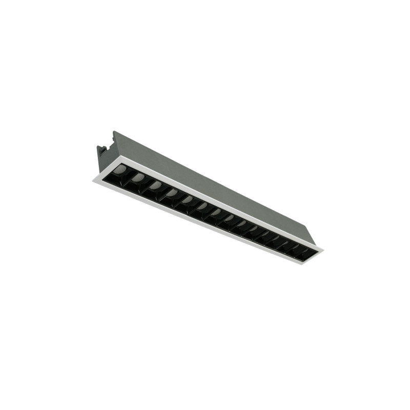 Recessed linear LED downlight - 30W - UGR18 - CRI90 - OSRAM Chip - 4000K - White Recessed linear LED downlight - 30W - UGR18 - CRI90 - OSRAM Chip - 4000K - White