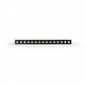 Recessed linear LED downlight - 30W - UGR18 - CRI90 - OSRAM Chip - 4000K - White