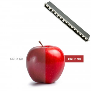Recessed linear LED downlight - 30W - UGR18 - CRI90 - OSRAM Chip - 4000K - White