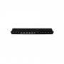 Recessed linear LED downlight - 30W - UGR18 - CRI90 - OSRAM Chip - 4000K - Black