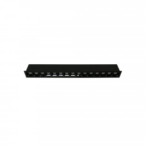 Recessed linear LED downlight - 30W - UGR18 - CRI90 - OSRAM Chip - 4000K - Black