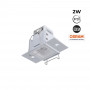 Recessed linear LED spotlight for plasterboard - 2W - UGR18 - CRI90 - White