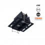 Recessed linear LED spotlight for plasterboard - 4W - UGR18 - CRI90 - Black