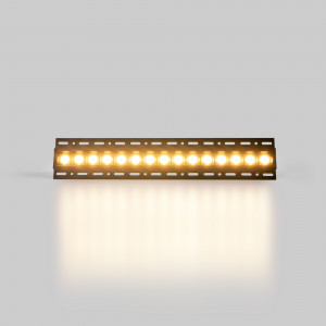 Recessed linear LED spotlight for plasterboard - 30W - UGR18 - CRI90 - Black