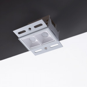 Recessed linear LED spotlight for plasterboard - 4W - UGR18 - CRI90 - White