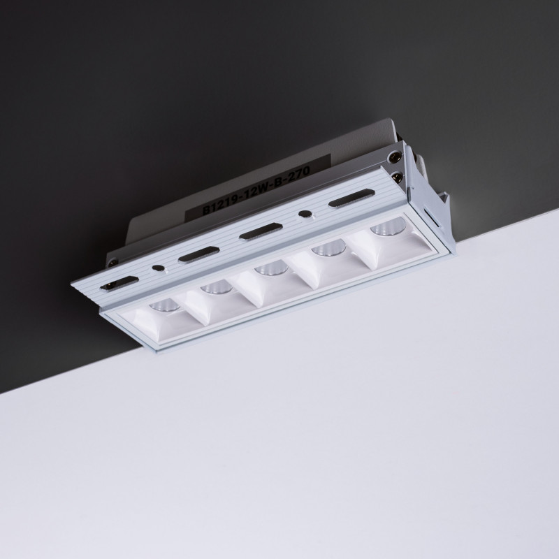 RECESSED PLASTERBOARD - Recessed linear LED spotlight for plasterboard - 12W - UGR18 - CRI90 - White RECESSED PLASTERBOARD - Recessed linear LED spotlight for plasterboard - 12W - UGR18 - CRI90 - White