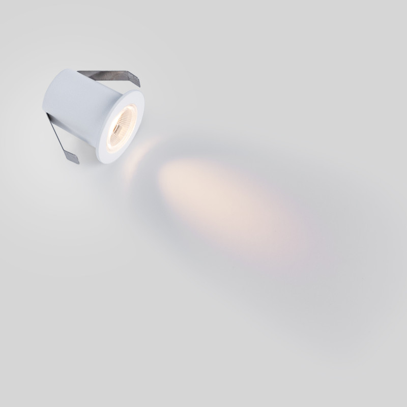 Recessed round LED downlight - 2W - Osram Chip - UGR18 - Cutout Ø 25mm - White Recessed round LED downlight - 2W - Osram Chip - UGR18 - Cutout Ø 25mm - White