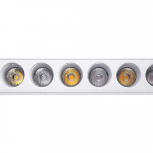 Magnetic linear track light - RGB + CCT - 6W - UGR18 - Mi Light - White