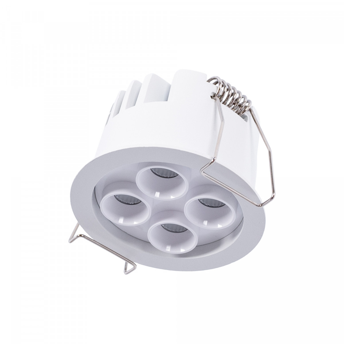 Recessed round LED downlight - 8W - Osram Chip - UGR18 - Cutout Ø 58mm - White