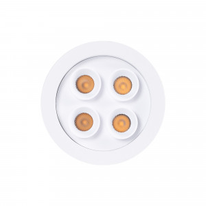 Recessed round LED downlight - 8W - Osram Chip - UGR18 - Cutout Ø 58mm - White