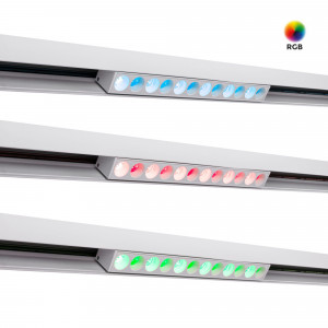 Magnetic linear track light - RGB + CCT - 6W - UGR18 - Mi Light - White