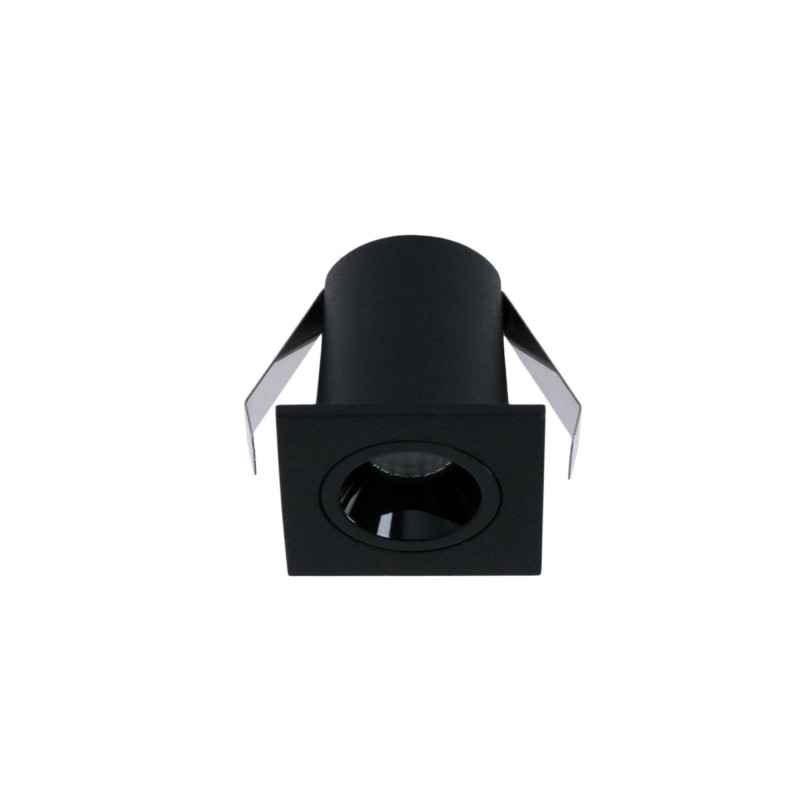 Recessed square LED downlight - 2W - Osram Chip - UGR18 - Cutout Ø 25mm - Black Recessed square LED downlight - 2W - Osram Chip - UGR18 - Cutout Ø 25mm - Black