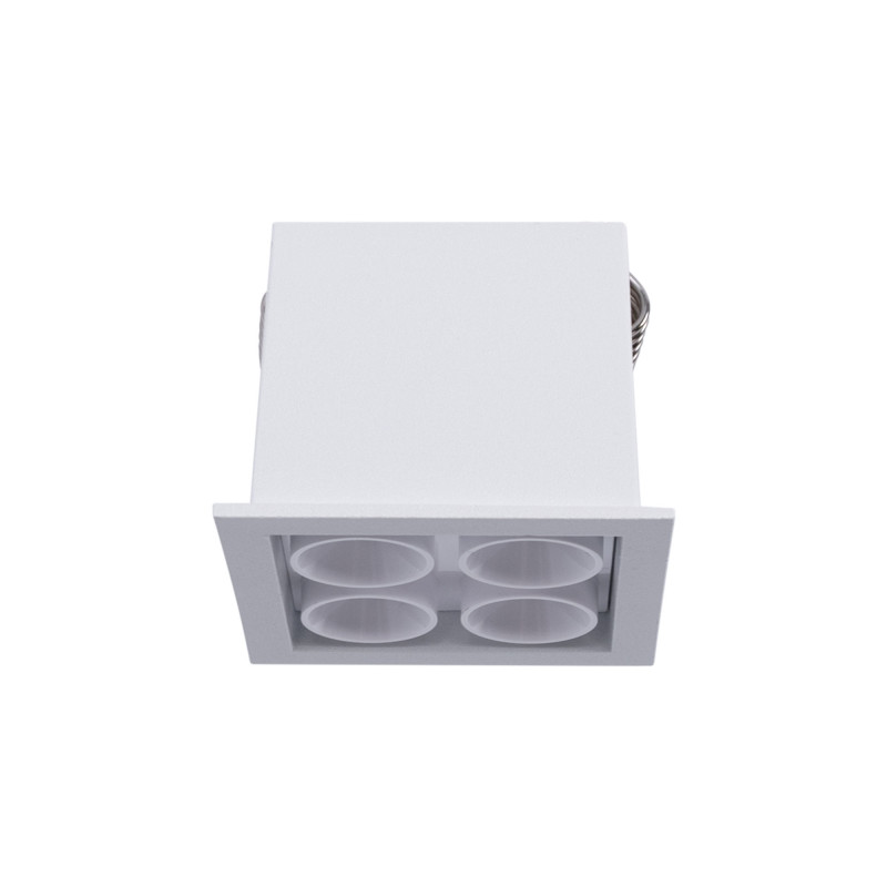 Recessed square LED downlight - 8W - Osram Chip - UGR18 - Cutout 48 x 48mm - White Recessed square LED downlight - 8W - Osram Chip - UGR18 - Cutout 48 x 48mm - White