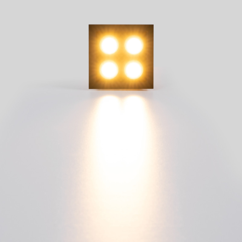 Recessed square LED downlight - 8W - Osram Chip - UGR18 - Cutout 48 x 48 mm - Black Recessed square LED downlight - 8W - Osram Chip - UGR18 - Cutout 48 x 48 mm - Black