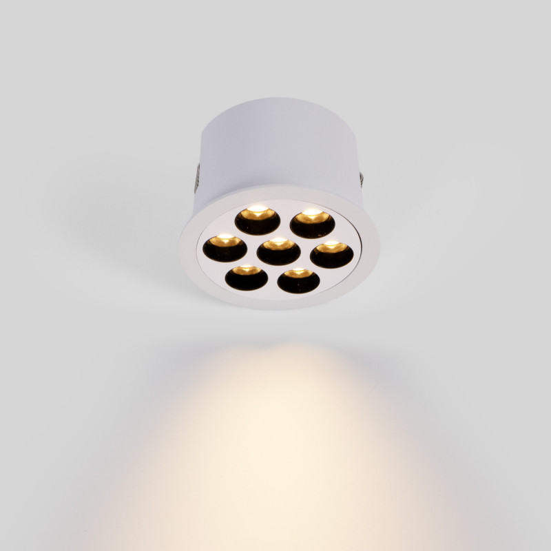 Recessed round LED downlight - 12W - UGR18 - Cutout Ø 70mm - White Recessed round LED downlight - 12W - UGR18 - Cutout Ø 70mm - White