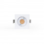 Recessed square LED downlight - 2W - Osram Chip - UGR18 - Cutout Ø 25mm - White