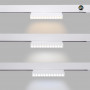 Adjustable linear track light - RGB + CCT - 6W - UGR18 - Mi Light - White