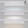 Adjustable linear track light - CCT - 20W - UGR18 - Mi Light - White