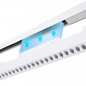 Adjustable linear track light - RGB + CCT - 12W - UGR18 - Mi Light- White