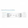 Single colour controller 12-48V DC - 15A - RF 2.4G - PUSH dimmer - Skydance