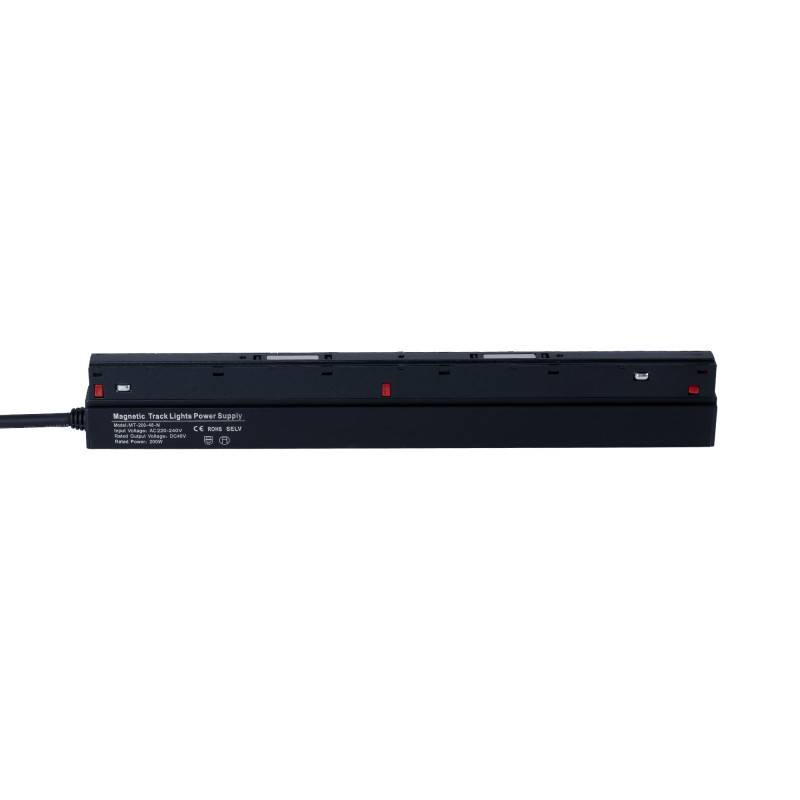 Power supply for magnetic track - 48V 200W - Black