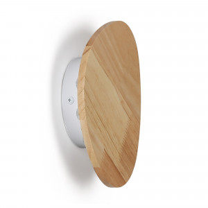 Wooden wall light "Eclipse 3" - 12W - Warm light