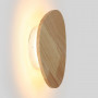 Wooden wall light "Eclipse 3" - 12W - Warm light