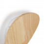 Wooden wall light "Eclipse 3" - 12W - Warm light