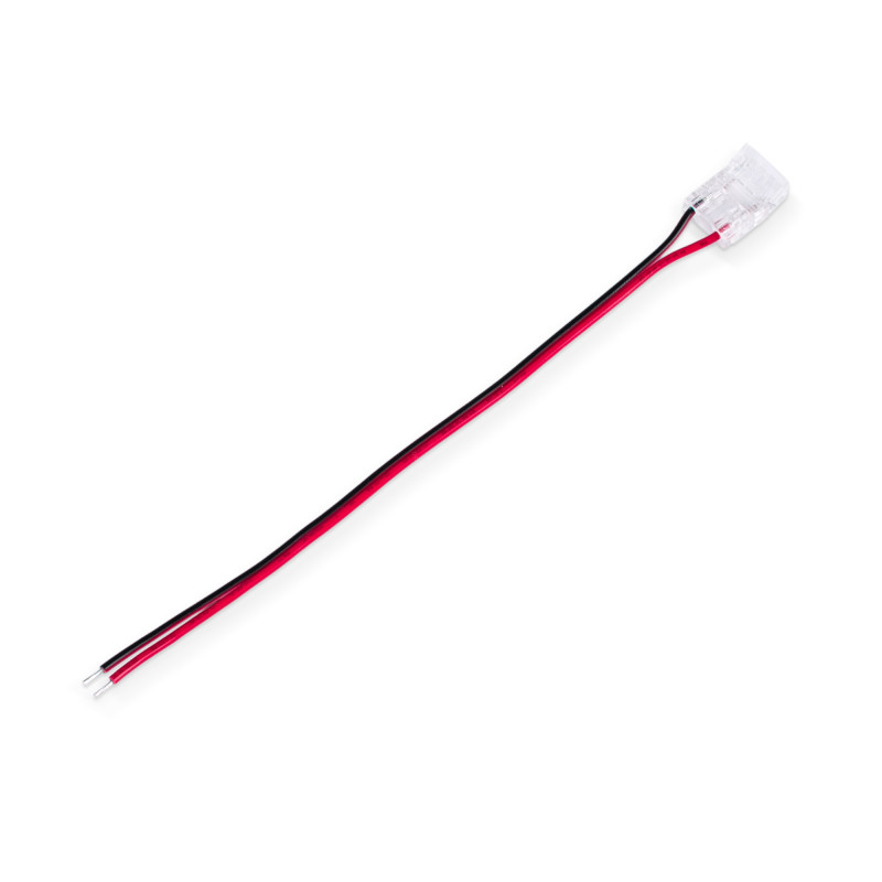 Strip to power supply Hippo COB single colour connector - 10mm PCB - 2 pin - IP20 - Max 24V Strip to power supply Hippo COB single colour connector - 10mm PCB - 2 pin - IP20 - Max 24V