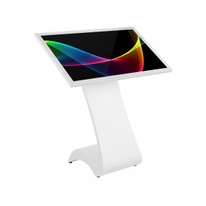 Advertising Display - 43" Kiosk - Touch Screen - Indoor - white