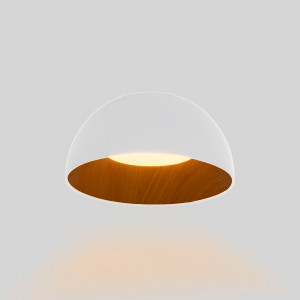 CCT LED 12W ceiling light - Wood Effect - ø35cm