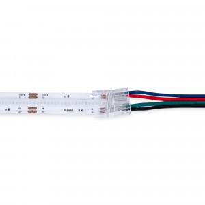 Hippo COB RGB strip connector - 10mm PCB - 4 pin - IP20 - Max 24V