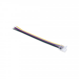 Hippo COB RGB + CCT strip-to-controller connector - 12mm PCB - 6 pin - IP20 - Max 24V