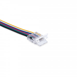 Hippo COB RGB + CCT strip-to-controller connector - 12mm PCB - 6 pin - IP20 - Max 24V