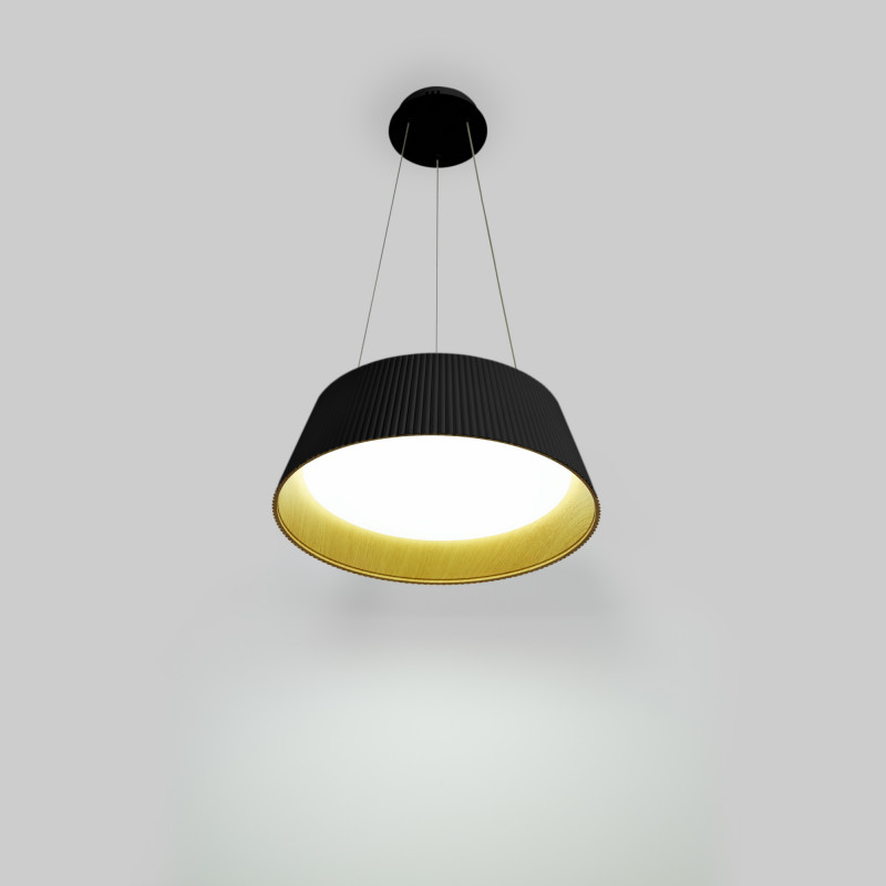 CCT LED Pendant Lamp - 24W - Wood effect - ø46cm CCT LED Pendant Lamp - 24W - Wood effect - ø46cm