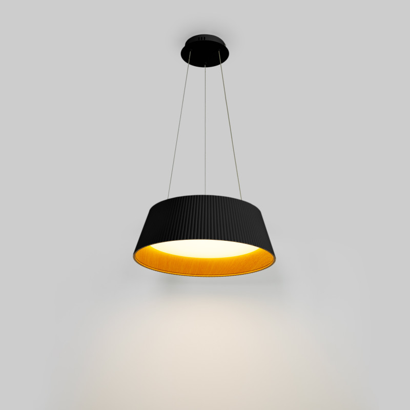 CCT LED Pendant Lamp - 24W - Wood effect - ø46cm CCT LED Pendant Lamp - 24W - Wood effect - ø46cm