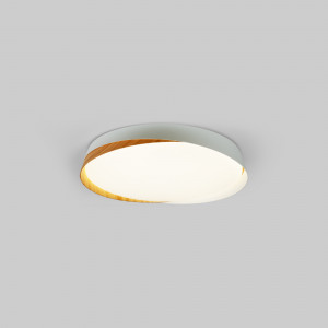 CCT LED 24W ceiling light - Wood effect - ø40cm - IP22