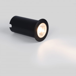 10W LED step light - Warm white - IP67 - Black colour