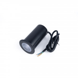10W LED step light - Warm white - IP67 - Black colour