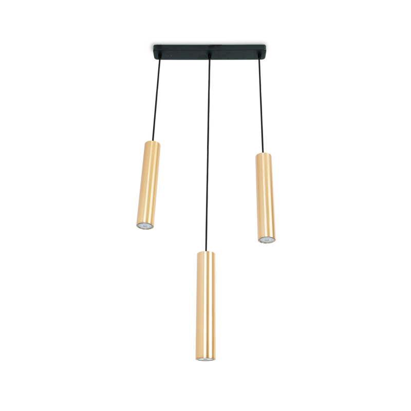 Minimalist triple pendant light "Bila 3" - GU10