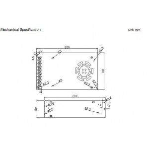 Switching power supply 12V 300W