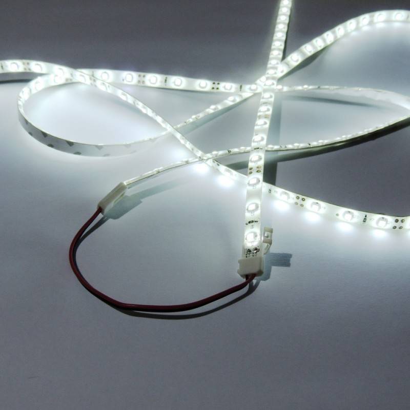 Connector for single color LED strips 8 mm