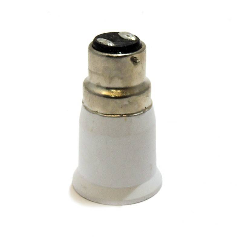 Adapter B22 to E27 thread Adapter B22 to E27 thread