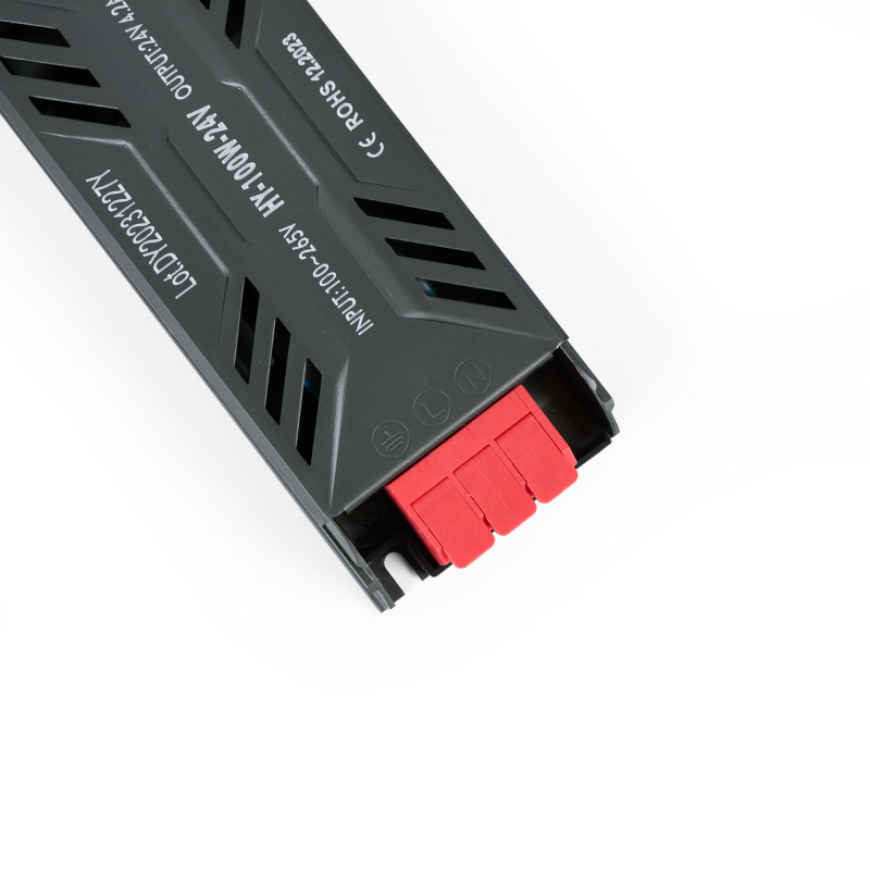 Power supply Slim 100W 24V - 4.2A - Quick connection strip - IP20