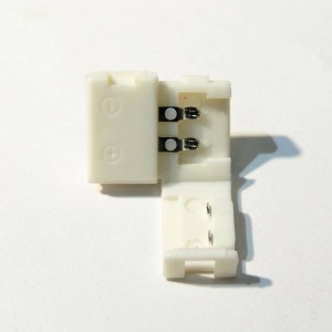 Connector for single color LED strips 8mm direct without cable