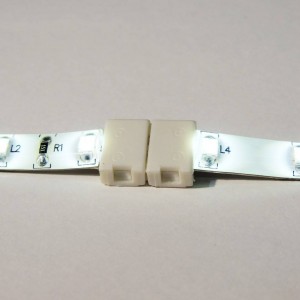 Connector for single color LED strips 8mm direct without cable