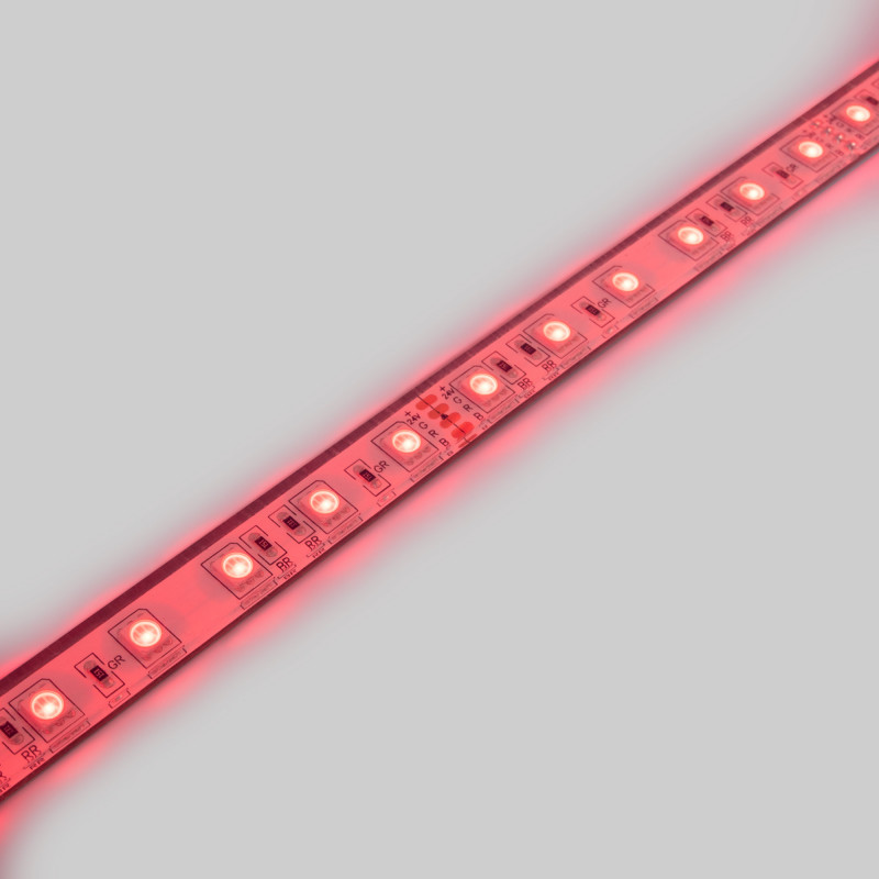 Submersible 24V DC LED Strip - RGB - 14.4W/m - 12mm - IP68 - 10 metres - 60LED/m Submersible 24V DC LED Strip - RGB - 14.4W/m - 12mm - IP68 - 10 metres - 60LED/m